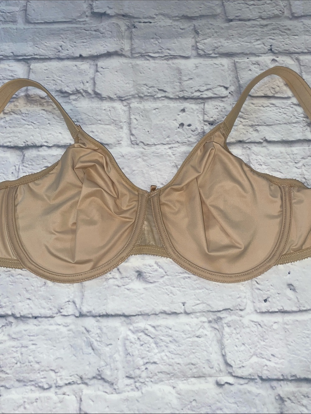 Chantelle C Magnifique Seamless Unlined Minimizer Bra Nude Sand 32DDDD #18910 - Picture 7 of 11